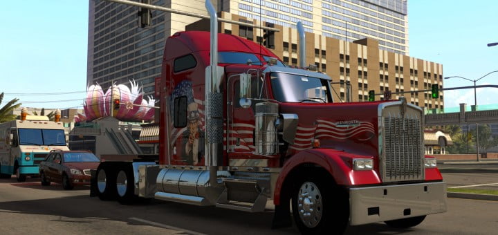 American Truck Simulator Gameplay